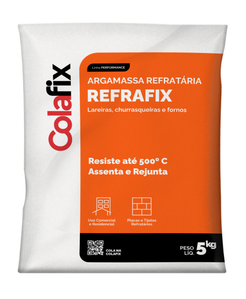 Argamassa Refratário 5 Kg Colafix