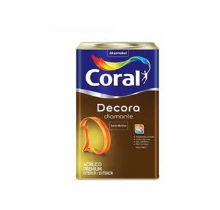 CORAL DECORA DIAMANTE SEMI BRILHO BRANCO LTA 18L (5239355)
